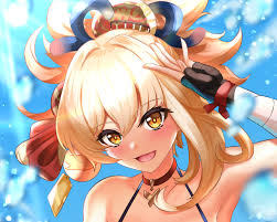 Her bio refers to her as the greatest pyrotechnician in all of inazuma. Yoimiya Genshin Impact Hd Wallpaper Hintergrund 2569x2061