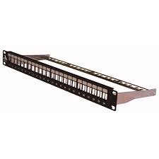 Socamont Panneau De Brassage Keystone 24 Ports Panneau Nu Noir 71007 Baies Serveurs Com