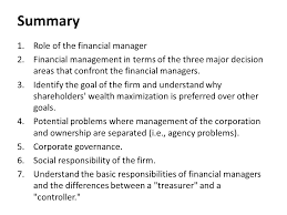 • in small firms, the finance function is generally performed. Recommended Books And References Ppt Video Online Download