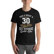 Adding some memorable photos like the one when you both. 30th Birthday Shirt Husband Shirt 30 Years Old Thirtieth Etsy
