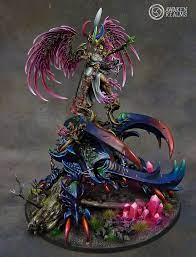 Age Of Sigmar Sylvaneth Alarielle The Everqueen Fantasy Miniatures Warhammer Wood Elves Fantasy Figurine