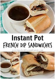 Instant Pot French Dip Smashed Peas Carrots Recipe Instant Pot French Dip French Dip Instapot Recipes