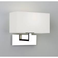 Consider using your ceiling as. Astro 1080011 Park Lane Wall Light Polished Chrome With White Shade