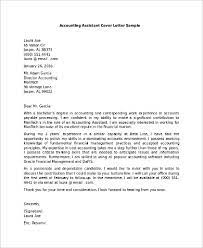 Writing a great accounting assistant cover letter cover letter is an important step in your job search journey. Free 9 Sample Accounting Cover Letter Templates In Pdf Ms Word
