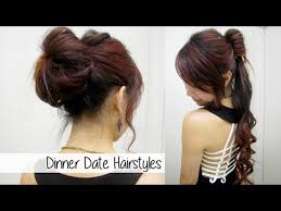 The hairstyle requires comparatively lesser effort to do the hair and is very easy to maintain and manage. Glamorous Ponytail Bun Updo L Cute Dinner Date Nights Hairstyles Youtube