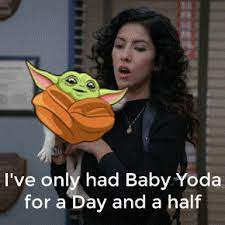 The most iconic baby yoda meme to emerge centres around a scene which sees the lil' guy holding a cup of soup with a cheeky grin on his face. Give Up Control Lessons From Baby Yoda By Daniel C Linkedin