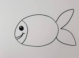 Start by drawing a simple curving line going from left to right. How To Draw A Fish Easy Step By Step Art Tutorial Art By Ro