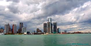 Detroit Michigan Michigan City Detroit Skyline Detroit City