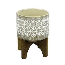 Sagebrook Home Geometric Patterned Planter On Wood Stand Walmart Com Sagebrook Home Wood Stand Simple Curtains Hydroponic containers novelty planter holders novelty planters plant support cages planter baskets planter boxes planter dollies planter hangers planter pots planter saucers planter stands planter starter trays shepherd hooks.