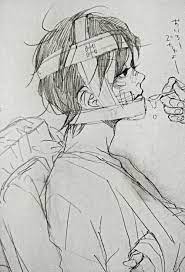 Injured Abused Anime Boy Dark Anime Character Art Anime Art