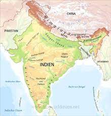 Indien ist der größte staat auf dem indischen subkontinent und das herkunftsland des yogas. Karte Von Indien Freeworldmaps Net