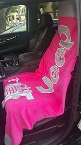 One Brand New Jeep Pink Beach Seat Towel Cover With Jeep Wrangler Logo Mopar Jeep Wrangler Accessories Jeep Accessories Jeep Seats