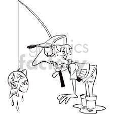 Fish caught fishing rod illustration #1741822 by bnp design studio. Fishing Clipart Royalty Free Fishing Vector Clip Art Images At Graphics Factory