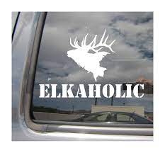 Amazon.com: Elkaholic Elk Hunting Hunter - Cars Trucks Moped Helmet Hard  Hat Auto Automotive Craft Laptop Vinyl Decal Store Window Wall Sticker  01064 : Tools & Home Improvement