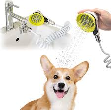 Maybe you would like to learn more about one of these? Amazon Com Wondurdog Quality Sink Faucet Pet Wash Kit With Splash Shield Handle And Rubber Grooming Teeth Designed For Kitchen Bathroom Utility Laundry Sink Faucets Bonus Garden Hose Attachment Included