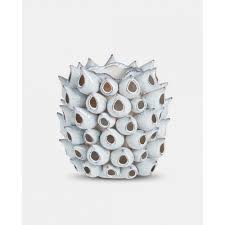 With this small vase set, you get three vases in a single pack. The Cluster Textured Ceramic Off White Vase Home Lifestyle From The Luxe Company Uk