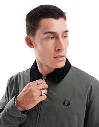 Fred Perry Caban Worker Jacket in Gray for Men
