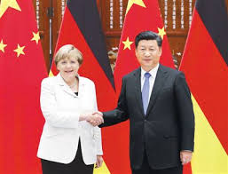 Hasil carian imej untuk  习近平 普京 默克尔
