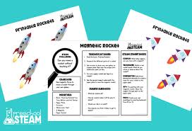 A sink or float experiment is easy to set up and a great science activity for teaching toddlers and preschoolers about density and buoyancy! Blast Off With Magnetic Rockets A Stem Activity For Preschoolers