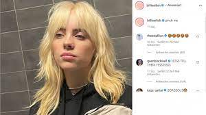 Billie on tour posted on instagram: Billie Eilish Farbt Sich Die Haare Blond Und Knackt Instagram Rekord Stern De