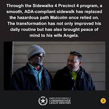 🌟 A Path to Independence and Safety 🌟 Malcolm Allicock's journey to the  neighborhood store used to be fraught with danger—navigating an unpaved,  uneven path with no sidewalk. But thanks to Sidewalks
