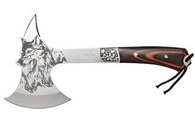 Promithi Camping Axe Wolf Head Print Steel Hawk Axe Hatch Https Www Amazon Ca Dp B07gphb1th Ref Cm Sw R Pi Dp U X 9v7rdbtq6qbkn Camp Axe Axe Survival Axe