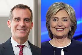 LA Mayor's Hillary Clinton Endorsement Taken Back After PR Snafu