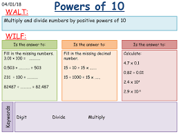 You may vary the numbers of problems on each worksheet from 12 to 25. Ks3 Maths Multiplying And Dividing By Powers Of 10 Teaching Resources