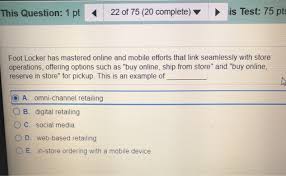 How long does it really take? This Question 1 Pt 22 Of 75 20 Complete Is Test Chegg Com