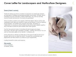 Writer, yoga instructor (ryt 200) read full profile you've filled out all the forms, and you've secured your references. Cover Letter For Landscapers And Horticulture Designers Ppt Slides Powerpoint Presentation Templates Ppt Template Themes Powerpoint Presentation Portfolio