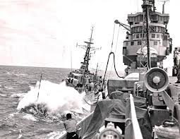 Late 1950s Hmas Warramunga I Refuelling From Hmas Melbourne Ii Collection Of Cpo Gordon C Royal Australian Navy Navy Military Australian Defence Force