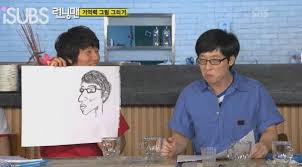Each of the running man contestants has to wear a handicap when going to the game arena. Running Man Encyclopedia What Episode Was It When They Drew Jae Suk S Face