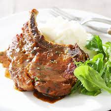 Prepare it in the slow cooker or instant pot! Have You Ever Considered Using Apple Butter In A Savory Dish Our Cider Braised Pork Chops Recipe Calls For Apple Butter Which Add Braised Pork Chops Pork Chop Recipes Braised Pork