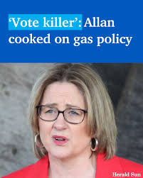 Premier Jacinta Allan has suffered a major blow with a new poll showing 30  per cent of Labor supporters are less likely to vote for the government due  to its gas phase-out