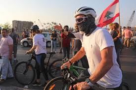 Born again, hungrier than ever. Lance Armstrong Leads Beirut Bike Tour To Help Blast Victims Arab News