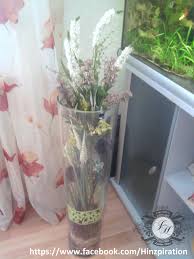 Bodenvase Mit Kunstlichen Grasern Bodenvasen Vase Boden