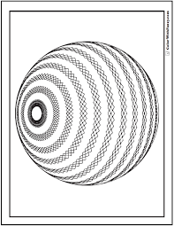The basic form of most mandalas is a circle in which are depicted symbolic gates of the cosmos. 70 Geometric Coloring Pages To Print Pdf Digital Downloads