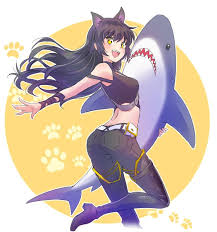 It Is A Shark But To Blake It S A Fishie Rwby Rwby Rwby Fanart Rwby Comic
