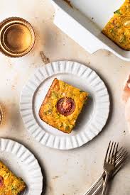 These zucchini pancakes make a fresh, flavorful, and light dish that's perfect for a meal for one—or a nice appetizer at a dinner party. Zucchini Slice Recipe Gluten Dairy Free Our Nourishing Table