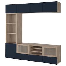 Lappland Tv Storage Unit Black Brown 72x15 3 8x57 7 8 183x39x147 Cm Ikea Tv Storage Ikea Glass Door