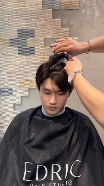 Edric cut🔥 | Edric Hair Studio #edrichairstudio #edrichairstyle  #edricquan7 #menhairstyle #tocnamdep