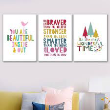 Explore our inspiring prints & buy today. Wall Art Canvas Painting Green Plant Landscape Work Quotes Posters And Prints Nordic Poster Wall Pictures For Living Room Decor Wall Art Quotes Childrens Wall Art Girls Room Wall Art