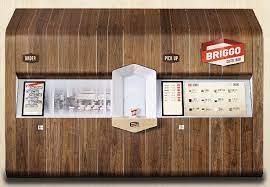 Briggo Coffee Haus Smart Kiosk Order And Make Your Coffee Online Vending Machine Design Kiosk Design Coffee Shop