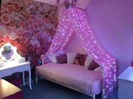Girl Canopy Bed Idea With Lights Girls Bed Canopy Girls Canopy Girls Bedroom Canopy