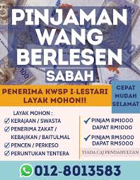 Kami adalah sebuah syarikat pemberi pinjaman wang yang sah dan berlesen ,bertauliah juga berdaftar dengan kerajaan malaysia. Anda Perlukan Wang Segera Pinjaman Wang Berlesen Sabah ÙÙŠØ³Ø¨ÙˆÙƒ