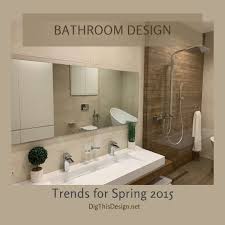 Other shapes include fish scales, triangles, diamonds and different herringbone patterns. Bathroom Design Trends For Spring 2015