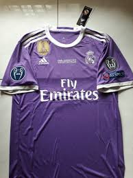 Outfit yourself appropriately for the next real madrid match with this spirited originals jersey from adidas! Real Madrid Jersey 2017 18 Final Cardiff Soccer Shirt With All Patches Soccer777