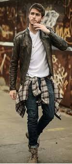 Leather Jacket Hipster Mens Fashion Mens Outfits Mens Street Style