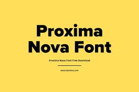 Proxima Nova Characters