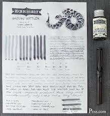 Thinkthursday Bookbinders Ground Rattler Anderson Pens Pen And Paper Fountain Pen Ink